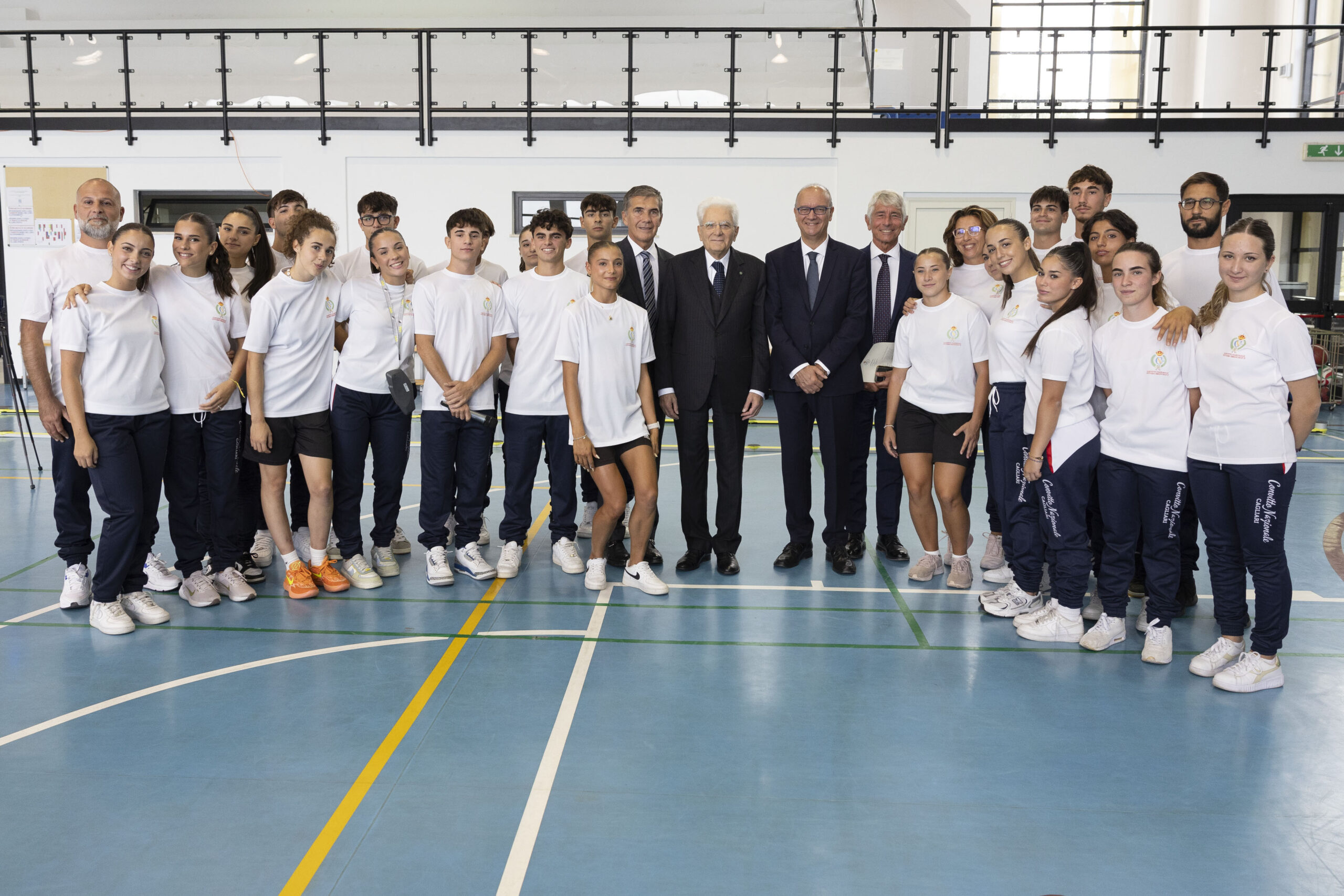 Il Presidente Sergio Mattarella alla cerimonia di inaugurazione dell'anno scolastico 2024/2025