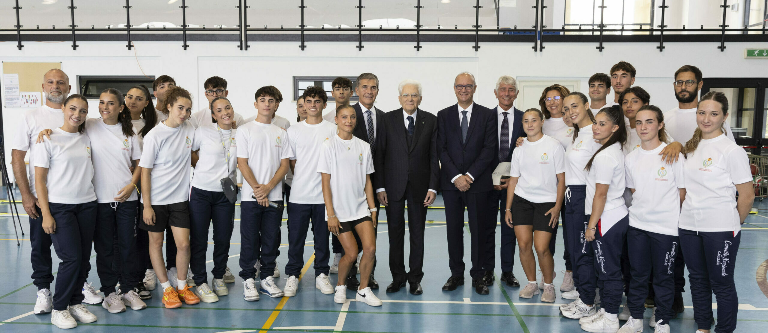 Il Presidente Sergio Mattarella alla cerimonia di inaugurazione dell'anno scolastico 2024/2025