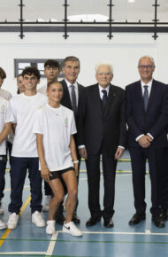 Il Presidente Sergio Mattarella alla cerimonia di inaugurazione dell'anno scolastico 2024/2025